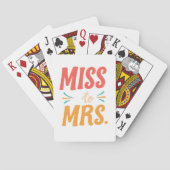 Jeu De Cartes Mlle à Mme (dos)