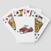 Jeu De Cartes Mobile de neige rouge (dos)