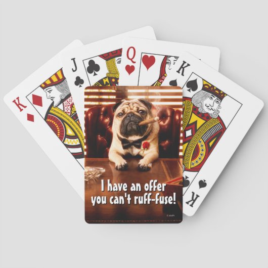 Jeu De Cartes Mobster Dog (dos)
