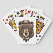 Jeu De Cartes Mode d'ours d'aquarelle (dos)