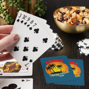 Jeu De Cartes Mode Vacay Aruba Sur Groupe Familial Correspondant