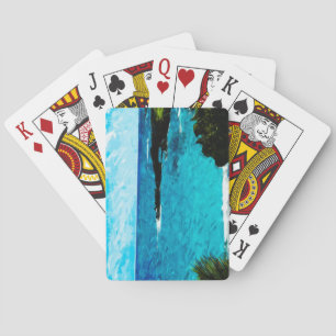 JEU DE CARTES MODÈLE - CARTES BON MARCHÉ TÉLÉPHONE VERT