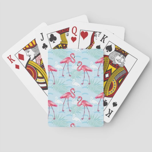 Jeu De Cartes Modèle flamant (dos)