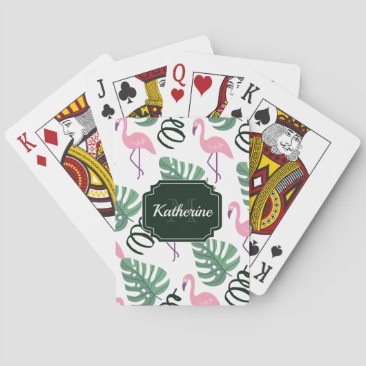 Jeu De Cartes Modèle Flamingo mou (dos)