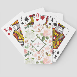 Jeu De Cartes Modèle floral