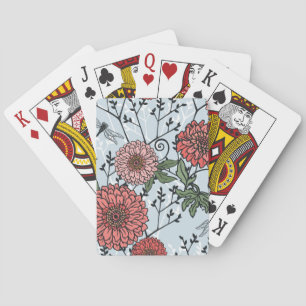 Jeu De Cartes Modèle floral 3
