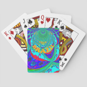 Jeu De Cartes Modèle floral dynamique : Hommage brésilien Manger