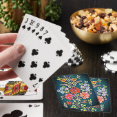 Jeu De Cartes Modèle Floral hongrois   (In Situ)