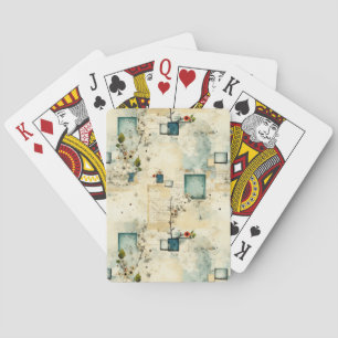 Jeu De Cartes Modèle floral vintage (5)