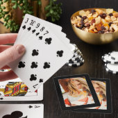 Jeu De Cartes Modèle photo unique en noir (In Situ)