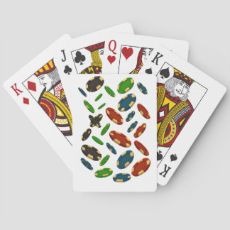 Jeu De Cartes "Modern Casino Chips 3D Art Design"