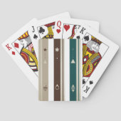 Jeu De Cartes Modern Celestial Triple Vertical Stripe Playing  (dos)