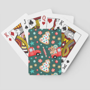 Jeu De Cartes Moderne Esthétique de Noël Joyeux - Fête d'Hiver