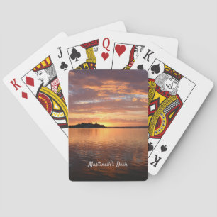 Jeu De Cartes Modifier le nom uniquement Sunset Poker Cartes