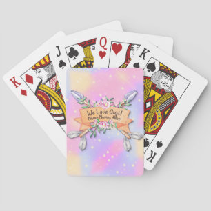 Jeu De Cartes Modifier le texte Ajouter le nom Gigi Boho Flèches
