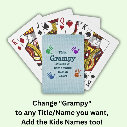 Jeu De Cartes Modifier N'IMPORTE QUEL Texte - Ce Grampy Appartie