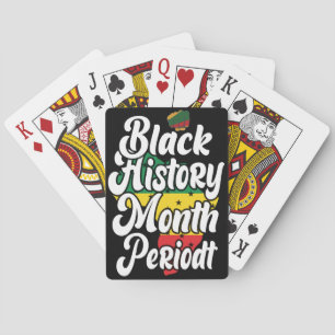 Jeu De Cartes Mois de l'histoire des Noirs Février Melanin Sista