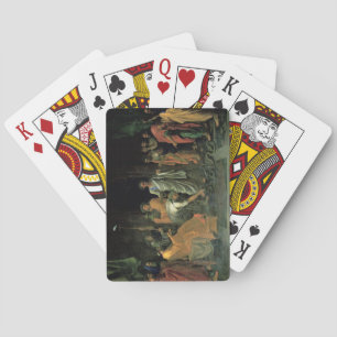 Jeu De Cartes Moïse et le serpent brésilien (huile sur toile)