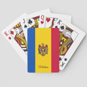 Jeu De Cartes Moldavie Jeux Drapeaux, Moldavie Jouer des cartes