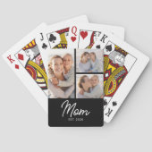 Jeu De Cartes Mom Established Elegant Script Black 3 Photo (dos)