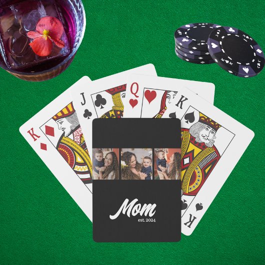 Jeu De Cartes Mom Established Modern Black Photo