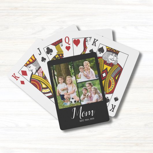 Jeu De Cartes Mom Established Script Black 3 Photo 