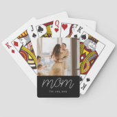 Jeu De Cartes Mom Established Script Black Photo (dos)