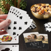 Jeu De Cartes Mom Established Script Black Photo (In Situ)