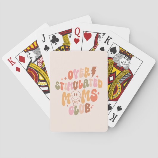 Jeu De Cartes Moms Club surstimulé - Relatable et réel (dos)