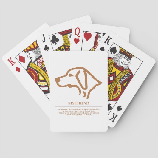 Jeu De Cartes Mon amie (dos)