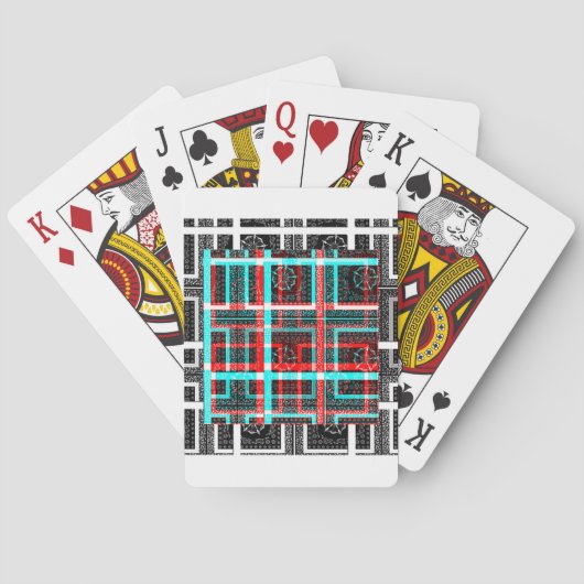 Jeu De Cartes Mon design de labyrinthe carré (dos)