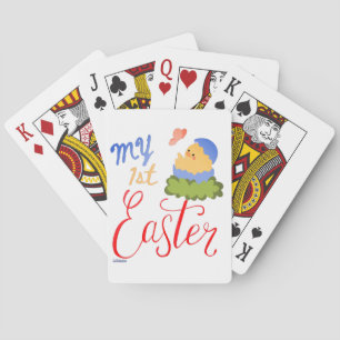 Jeu De Cartes MON FIRST EASTER drôle cadeau de poussin de pâques