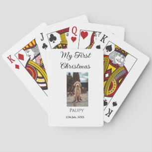 Jeu De Cartes Mon premier Noël ajouter nom animal chien chat ann