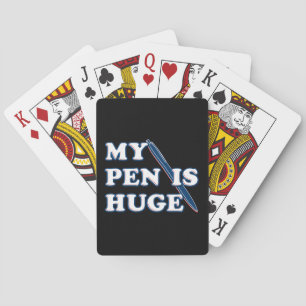 Jeu De Cartes Mon Stylo Est Un Énorme Humour Sarcastique Offensi