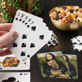 Jeu De Cartes Mona Lisa et son Airedale (#1) (In Situ)