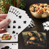 Jeu De Cartes Mona Lisa moderne avec smartphone (In Situ)