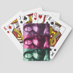 Jeu De Cartes Mona Lisa Rose vert violet