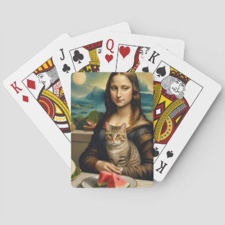 Jeu De Cartes Mona Lisa & son chat - Vibrations estivales \