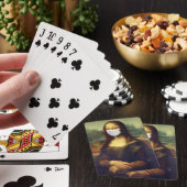 Jeu De Cartes Mona Lisa Via Corona Virus (In Situ)