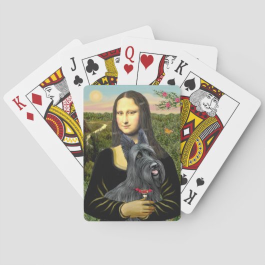Jeu De Cartes Mona Lisa's Scottish Terrier (#1) (dos)