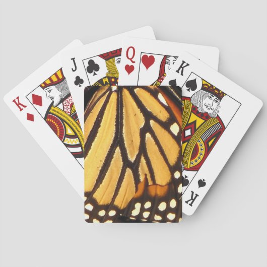 Jeu De Cartes Monarque Papillon Abstrait Lecture Cartes (dos)