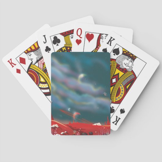 Jeu De Cartes Monde extraterrestre (dos)