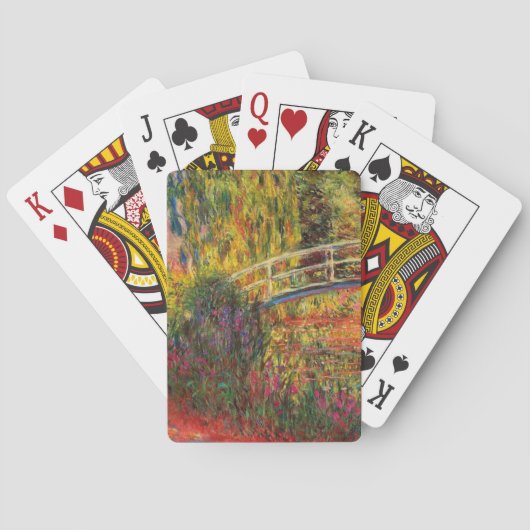 Jeu De Cartes Monet Water Lily Pond et Water Irises (dos)