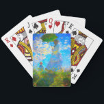 Jeu De Cartes Monet Woman avec un parasol<br><div class="desc">Un ensemble de portraits de famille jouant aux cartes de l’épouse de Claude Monet,  Camille,  tenant un parasol,  et de leur fils Jean,  se promenant dans un champ vert vif soufflé par le vent pendant une journée d’été. Un grand cadeau Monet pour les amateurs d'impressionnisme et d'art français.</div>