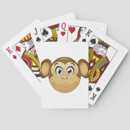 Jeu De Cartes monkey emoji (dos)