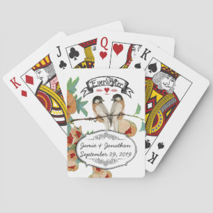 Jeu De Cartes Monnaie Inséparable vintage de fleurs de cerisier
