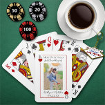 Jeu De Cartes Monogramme Carte de Jeu Photo Mariage Enregistrer<br><div class="desc">Célébrez dans le style avec ces mariage élégant et très tendance enregistrer les cartes de jeu de date. Ce design est facile à personnaliser avec votre texte et photo et vos invités seront ravis quand ils reçoivent ces uniques, sauf les dates qu'ils peuvent utiliser pour les années à venir. Le...</div>