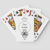 Jeu De Cartes Monogramme de calmar gris (dos)