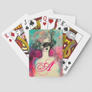 JEU DE CARTES MONOGRAMME DE CHARME