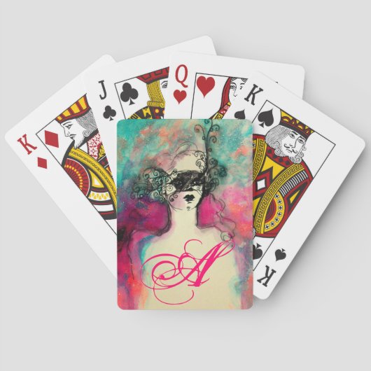 JEU DE CARTES MONOGRAMME DE CHARME (dos)